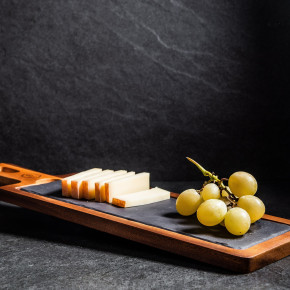 Wood and Slate Aperitif Board