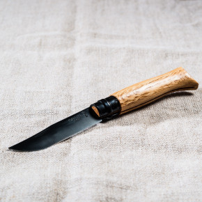 OPINEL N8 black oak knife