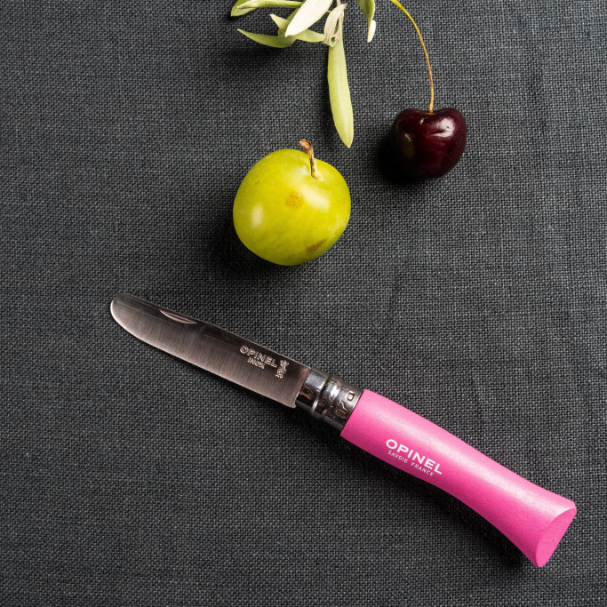 Opinel - Couteau Mon Premier Opinel, couleurs hêtre, fuchsia et