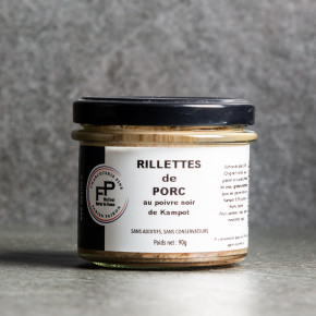 Rillettes de porc au poivre...