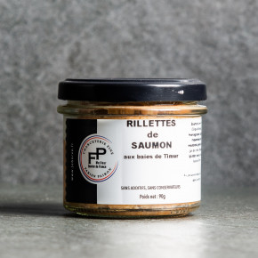 Salmon rillettes with Timur...