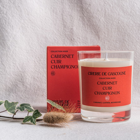 Mushroom Leather Cabernet candle
