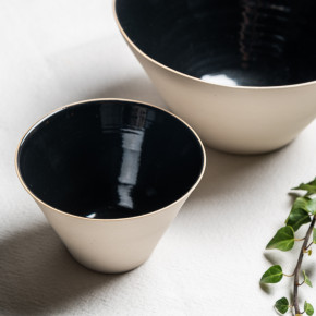 Black laquered ramekin