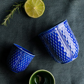 Tea cup Cobalt