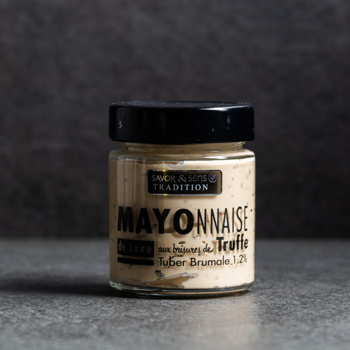 Mayonnaise aux brisures de truffe noire