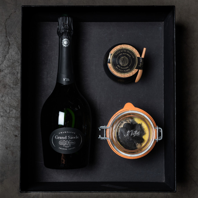COFFRET - Champagne & foie gras truffé