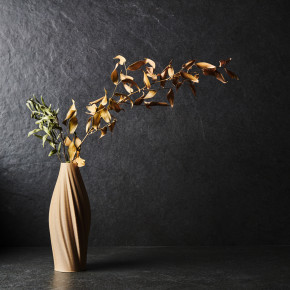 Vase Twist - Pin doré