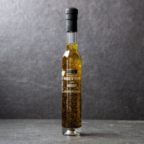 Olive oil with basil