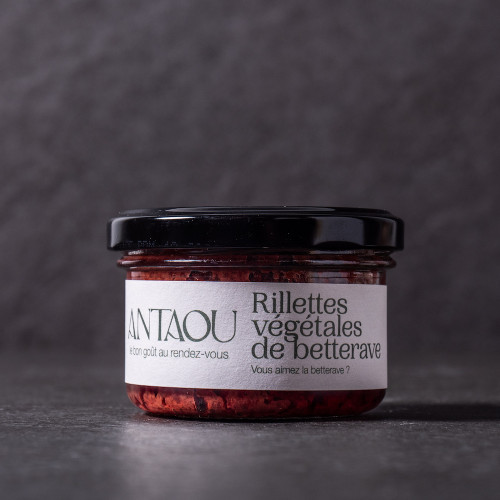 Vegetable beet rillettes