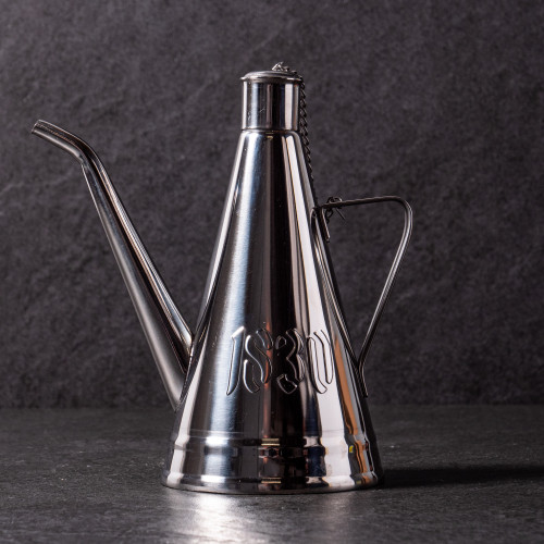 Stainless steel oil cruet