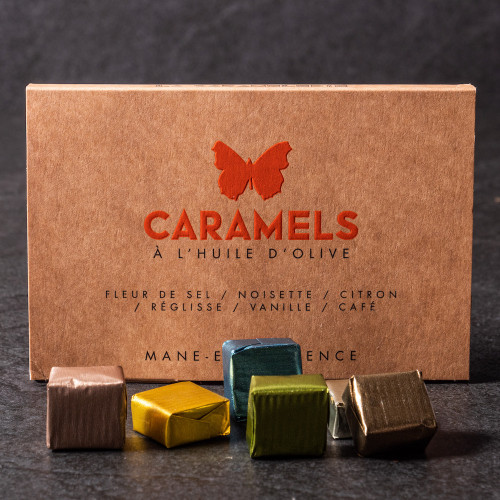 Assorted box of 24 caramels