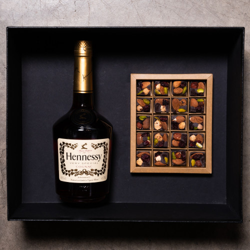 Gift Box - Cognac & chocolates