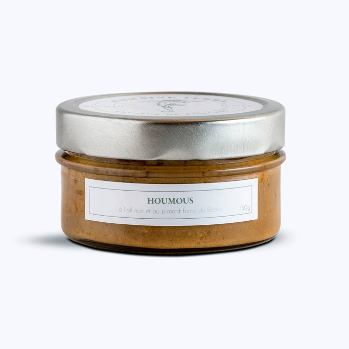 Houmous à l’ail noir et au piment fumé du Béarn