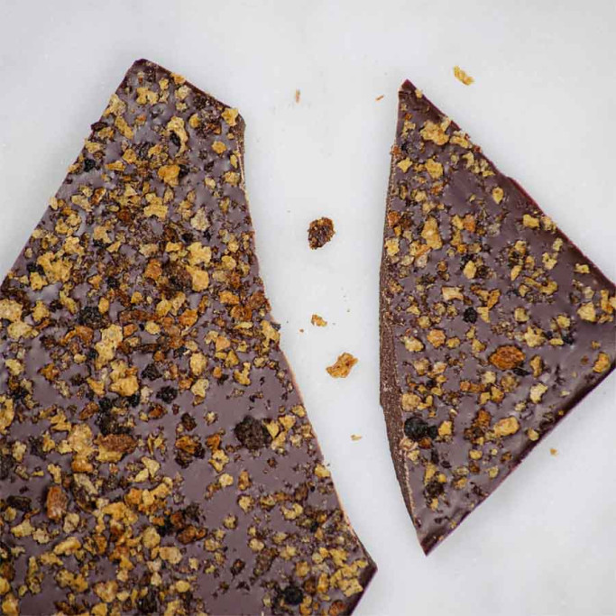 Chocolate Tablet Creation - Chocolate and Sourdough Bread