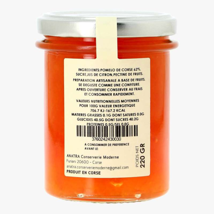 Confiture Pomelo de Corse