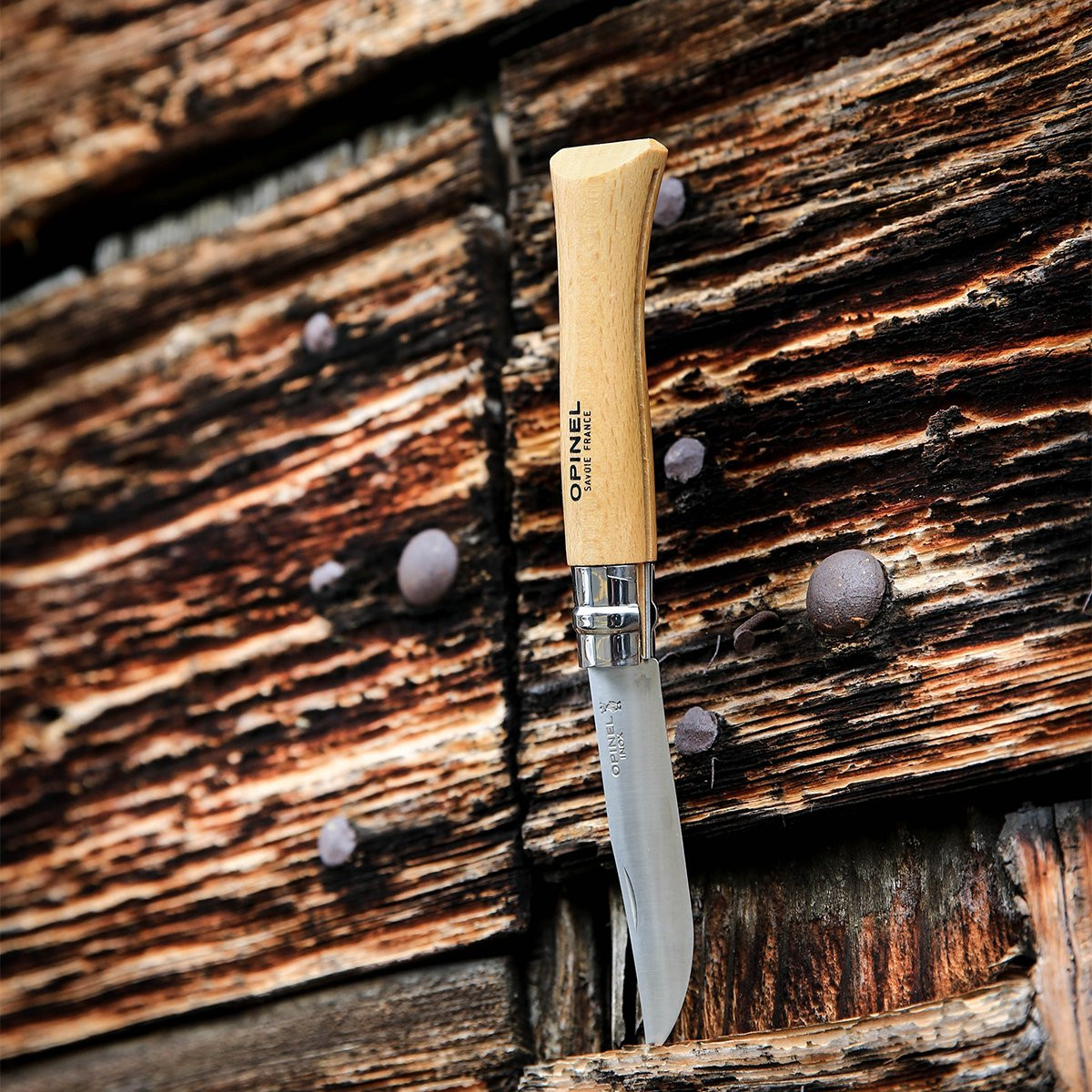 Opinel No.8 Black Oak knife